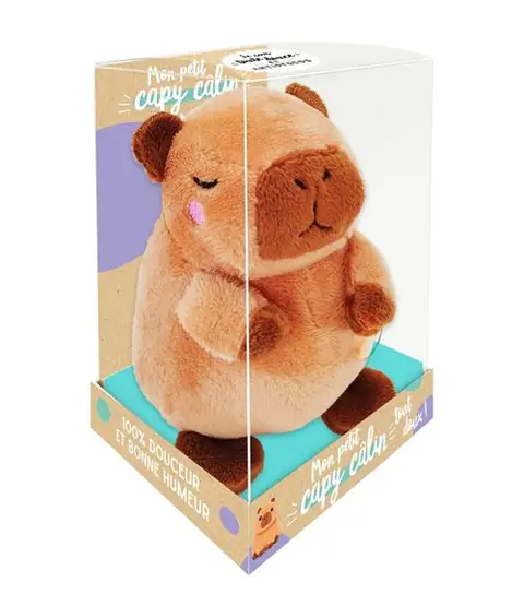 Capy câlin tout doux - Squish antistress -  Collectif - Larousse - Coffret - Jeux livres objets