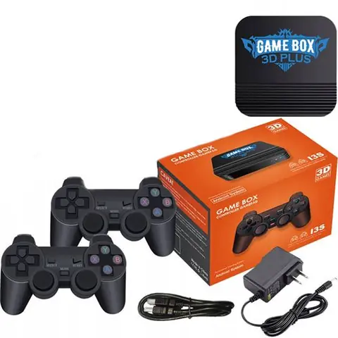 Console rétrogaming SZSMART i3s 3D rétro 64G + 30000 jeux + 2 tapis de jeu