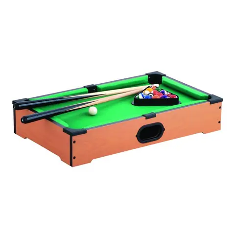Jeu De Table Billard - Mister Gadget - Gadget Fun - Marron Et Vert