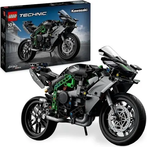 LEGO Technic 42170 La Moto Kawasaki Ninja H2R Idée Cadeau pour Enfants Jouet Créatif