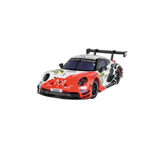 Voiture radiocommandée Porsche 911 GT3 R - Carrera - Échelle 1:50 - Multicolore - Lumières LED - Son moteur réaliste