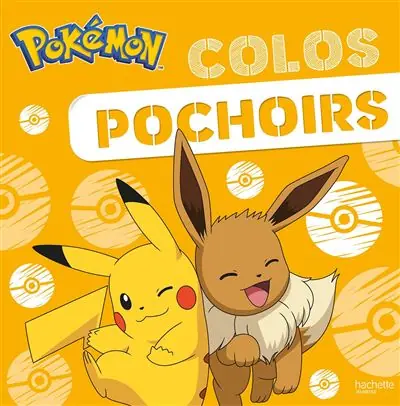 Pokémon - Colos pochoirs Mon colo pochoir NEW - Hachette Jeunesse