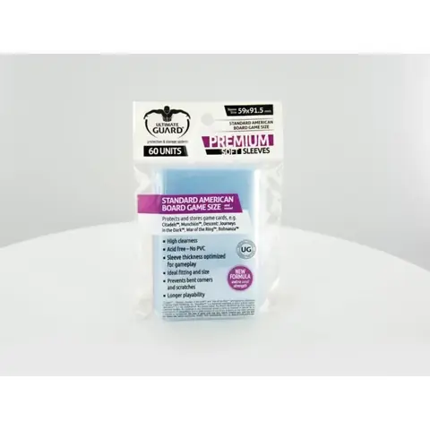 Pochettes de protection pour cartes de jeux de plateau américains - Ultimate Guard - 60 pochettes
