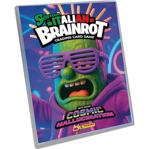 Pack de démarrage - PANINI - SKIFIDOL ITALIAN BRAINROT TCG 2 série BETA - Album + 1 pochettes - 7 cartes