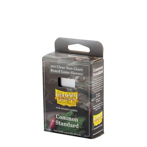 Pack 100 protège-cartes Board Game Sleeves Dragon Shield Common Standard 63 x 88 mm