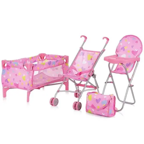 CHIPOLINO TRIXY Ensemble 3en1 Poupée Pliable avec Accessoires