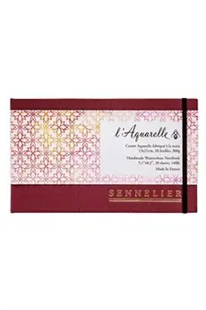 Carnet aquarelle - 13 x 21 cm - 20 feuilles - 300 g