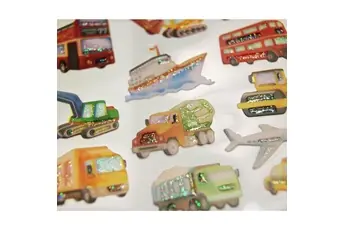 Autocollants - Véhicules et camions - Paillettes - 1,8 cm