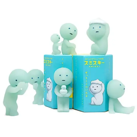Une Figurine Smiski série Salle de Bain