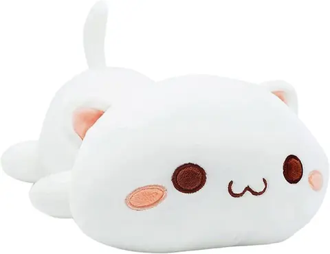 Peluche - Kawaii - Chat - 50 cm - Douceur - Mixte - Intérieur