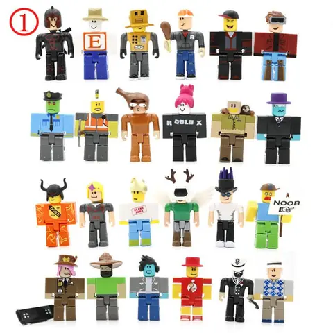 PASHASHOP Ensemble 24 figurines daction ROBLOX PVC 75 cm – Coffret cadeau pour enfant