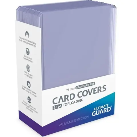 Ultimate Guard 25 Toploaders 35 pt Card Covers Toploading Clear