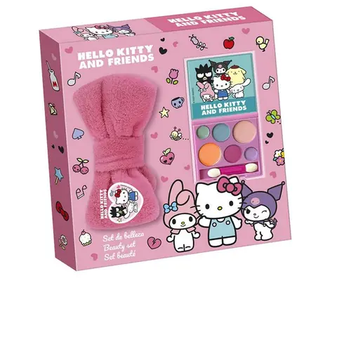Ensemble maquillage enfant - Coffret Hello Kitty et ses amis - 2 pièces - Sûr et ludique - Couleurs délicates
