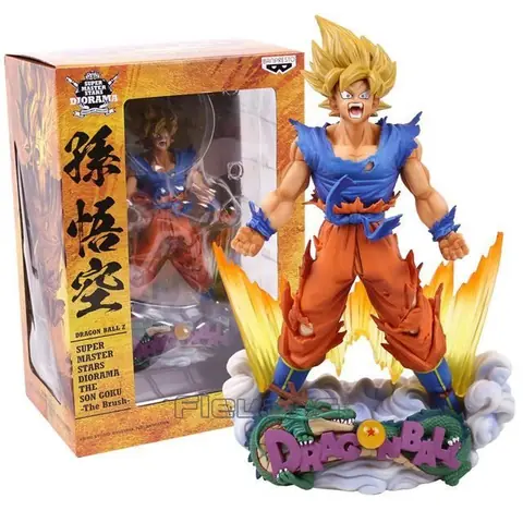 Figurine - Super Master Stars Diorama - Son Goku - Multicolore - Détails de modélisation précis