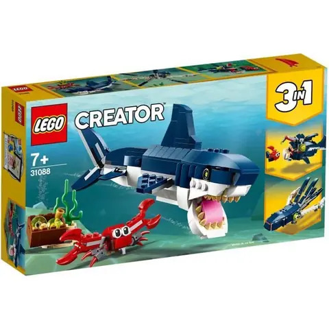 LEGO® Creator 3-en-1 31088 Les Créatures Sous-Marines - Jeu de construction