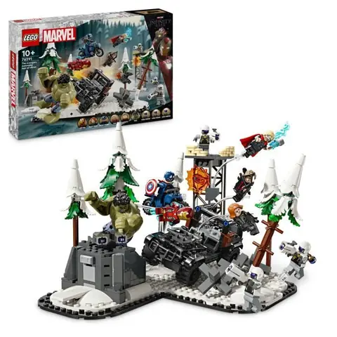 LEGO® Marvel 76291 Avengers Rassemblement : L’ère d’Ultron minifigurines de super-héros