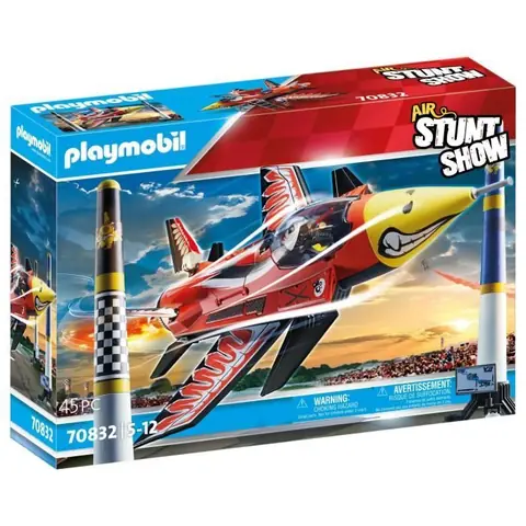 PLAYMOBIL - 70832 - Air Stuntshow Jet Aigle - Pliable - Enfant - 726g