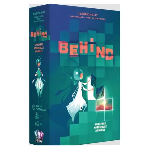 Behind