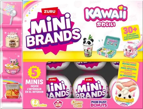 ZURU Mini Brands Kawaii capsule surprise figurine modèle aléatoire