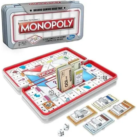 MONOPOLY Road Trip - Jeu de Societe - Jeu de voyage