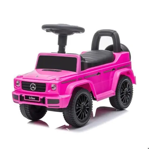 MERCEDES-BENZ G350 Porteur Enfant - Rose - 1 à 3 ans - Licence Officielle - Rangement - Max 25kg