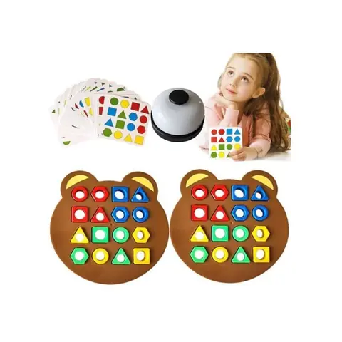 Jeu dAssociation en Formes doursShape Matching GameJouet Éducatif Sensoriel de Couleur de Jeu Dassociation de Formes Jouet