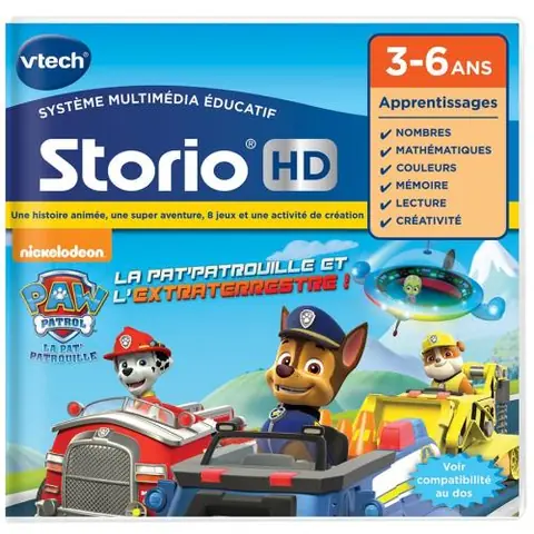 VTECH - Jeu Éducatif Storio - Pat' Patrouille