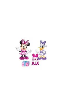 Minnie, 2 figurines articulées 7,5 cm avec accessoires, Thème Party, Jouet pour enfants dès 3 ans, MCN173