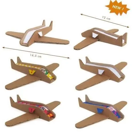 Avions en carton - Mes avions en carton - 6 avions à assembler et colorier