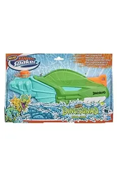 NERF SUPER SOAKER - DinoSquad - Blaster à eau Dino -Soak à pompe - jeux d'eau extérieurs pour s'arroser l'été