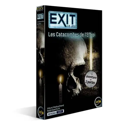 Exit : le jeu - Les Catacombes de l'Effroi - Jeu de société - Escape games - IELLO