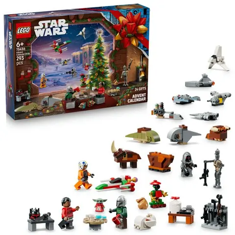 LEGO Star Wars 75456 - Calendrier de lAvent 2026 The Mandalorian - 24 Surprises - Set pour Enfant - A partir de 6 ans