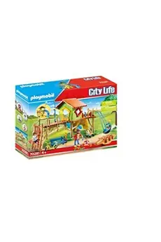 PLAYMOBIL - 70281 - Parc de jeux et enfants