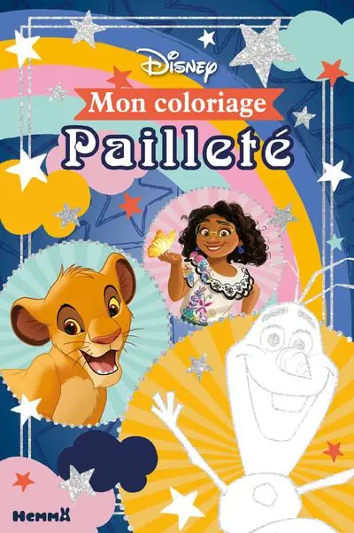 Disney - Mon coloriage pailleté - Hemma