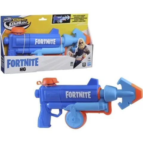 Super Soaker Nerf Fortnite HG Water Blaster Pump-Action Soakage