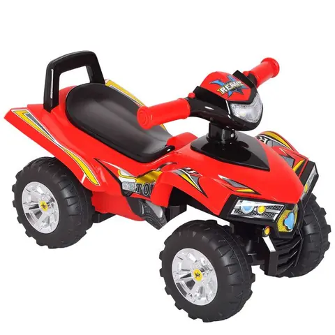 HOMCOM Quad Porteur Enfant Lumineux et Sonore 12-36 Mois