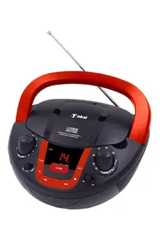 CD BOOMBOX BT, AUX ET FM - - Noir