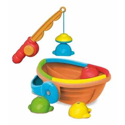 Jeu de pêche à la ligne pour bébé - CLEMENTONI - La pêche à la ligne - 100% recyclé - Multicolore