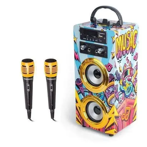 World brands Karaoke Enfant Enfant Music Star - Enceinte sans fil Bluetooth fonction radio