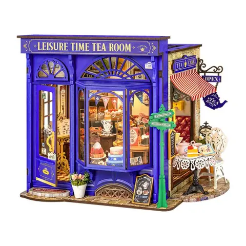Maquette Salon de the Leisure Time - Miniaturisme