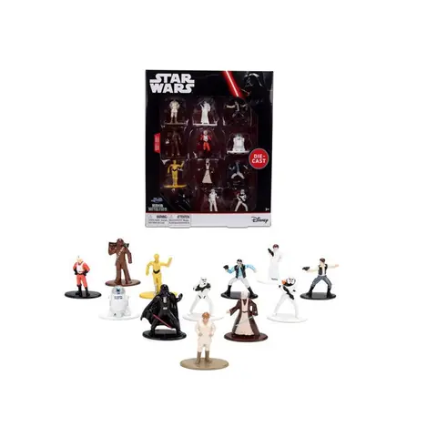 Jada - Figurines Star Wars - 4cm - Set 12 pièces