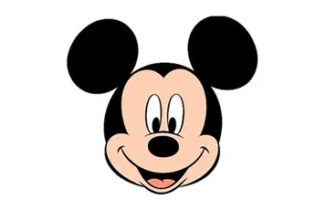 Coussin Peluche 3D Mickey Mouse Disney