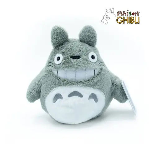 Peluche - STUDIO GHIBLI - Totoro Souriant M - Gris - Intérieur - 15 cm