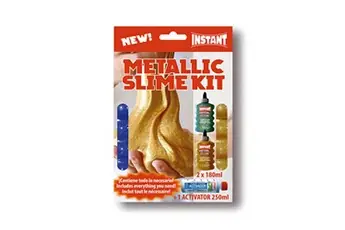 Mini kit pour fabriquer son Slime Colle METALLIC - INSTANT