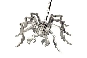 Puzzle 3D en métal pour adultes - Scorpion - Argent