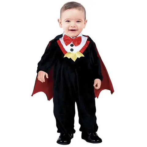 déguisement vampire chauve-souris bébé - 18/24 mois - noir - guirca 76119