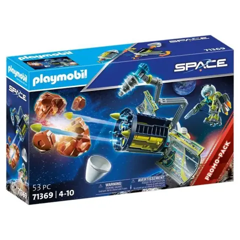 PLAYMOBIL 71369 Spationaute et satellite Action Heroes lespace Protège la Terre 53 pièces  Dès 4 ans