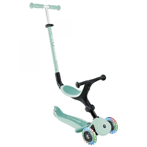 Trottinette évolutive - GLOBBER - GO-UP ACTIVE LIGHTS - Vert Menthe - 3 roues - Siège réglable