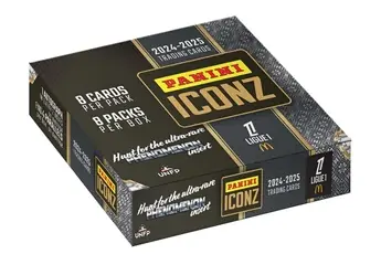 Cartes à collectionner Ligue 1 Iconz Boîte 8 pochettes de 8 cartes