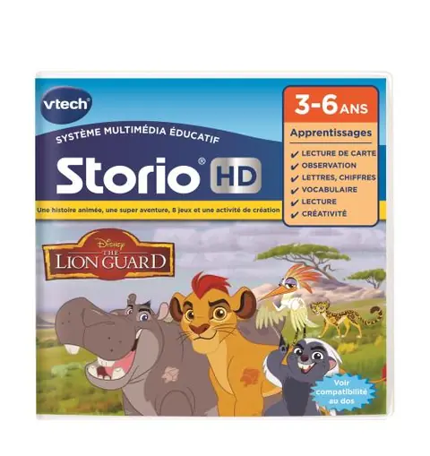 VTECH - Jeu Éducatif Storio - La Garde Du Roi Lion